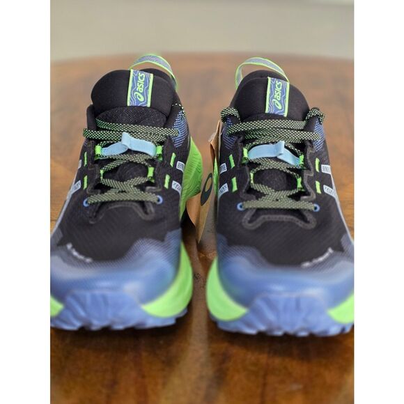 Asics GEL-Trabuco 12 Trail Running Men\'s Shoes Black Green 10.5 Grip 1011B799 main image 9